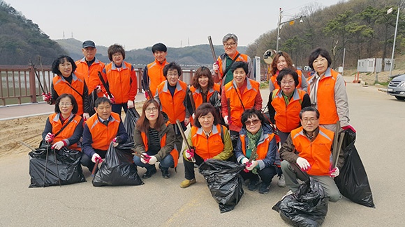 군포시 하수도 환경모니터 봉사단 활동