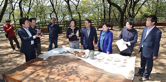 행주산성 석성 발굴 설명회