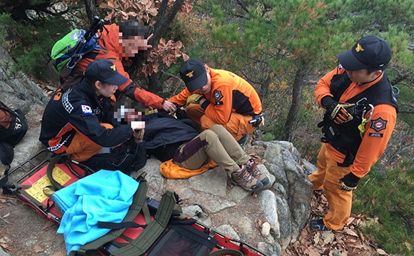 관악산 산악사고 구조활동