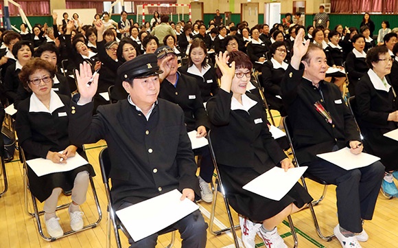 성인문해교실 일일 중학교 체험