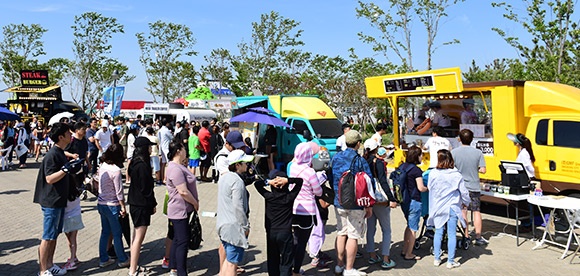 화성 뱃놀이 축제 푸드트럭