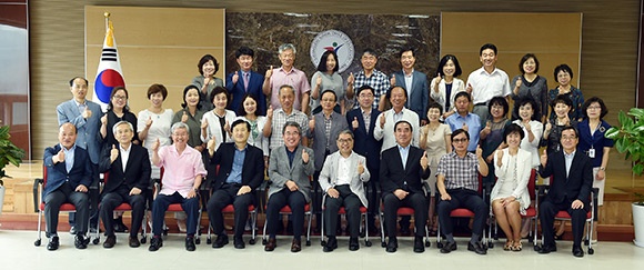 이재정 교육감 수원 지역 학교장과 소통