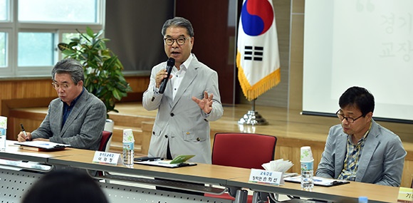 이재정 교육감 수원 지역 학교장과 소통