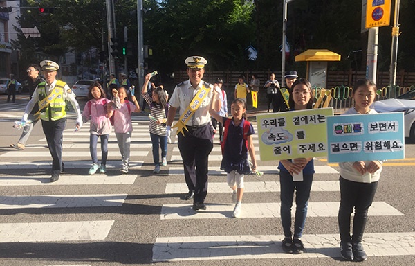 안양동안서, 찾아가는 릴레이 교통안전 교육