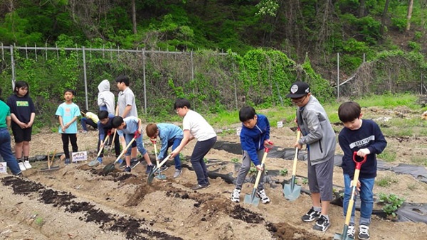 광주시농업기술센터, 학생들을 위한 '스쿨팜 치유텃밭' 조성 운영