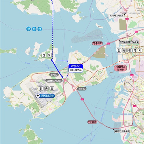 인천시, “영종~신도”평화도로”본격 착수