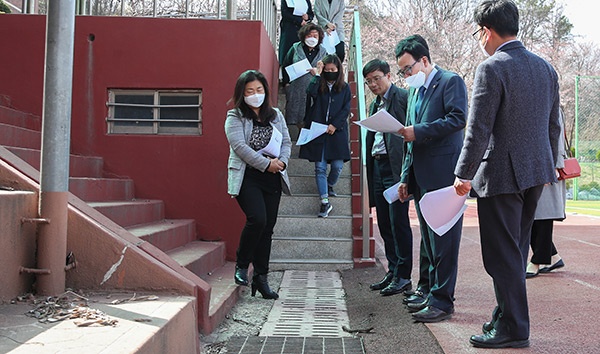 인천광역시의회 교육환경 개선을 위한 현장 방문