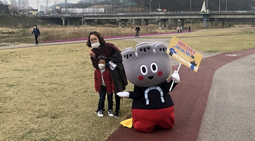 광주시, 깡두리와 함께하는 사회적 거리두기 캠페인