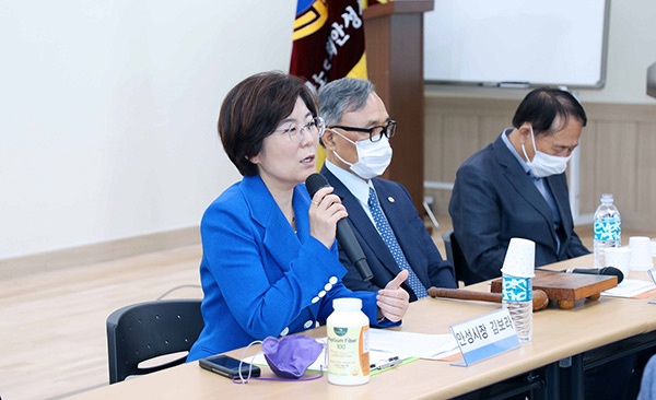 김보라 안성시장, (사)대한노인회 안성시지회와 간담회 가져