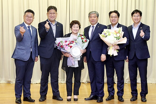 경기도의회 심규순 의원,‘코로나19 바이러스 비상대책본부 위원 공로패’ 수상 