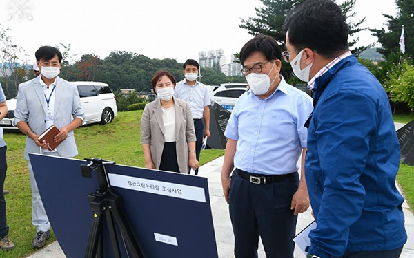 신동헌 광주시장, 주요투자사업 준공현장 방문