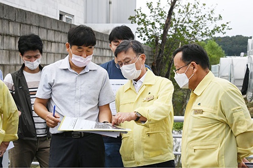 정하영 김포시장, 신규 아파트 현장 점검