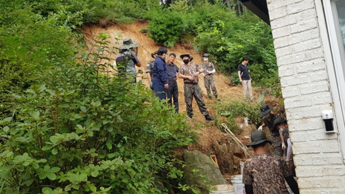 3879부대, 광주시 도척면 수해복구 지원 나서