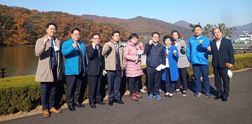 심규순 기획재정위원장, 지역 국회의원, 도ㆍ시의원과 수도권 식수원 관리현장 확인