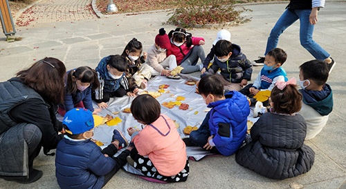 군포2동 마을계획단, 환경보호 식물 심고 기념표지판 설치