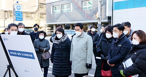 백군기 용인시장, 풍덕천동 원도심지역  현장 방문 