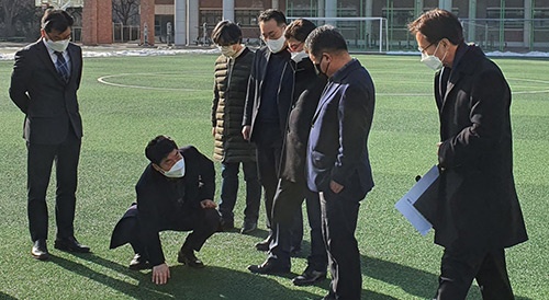 경기도의회 정대운 의원, 광문고 축구 환경 개선 정담회 개최