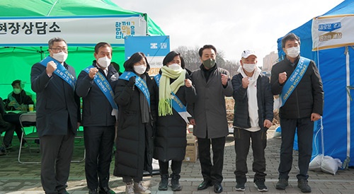 경제노동위원회 이은주 위원장, 경기도시장상권진흥원 ‘찾아가는 SOS 현장상담소’방문, 현장의 소리 듣는 시간 가져