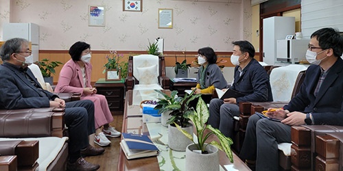 이애형 의원, 수원 신곡초 교육환경개선사업 현장방문