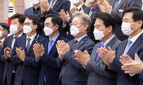 백군기 용인시장, 맑은 하천 만들기 공동선언식 참석