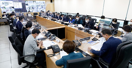 화성시, 백신접종률 높이기 위한 읍면동장 대책회의 진행