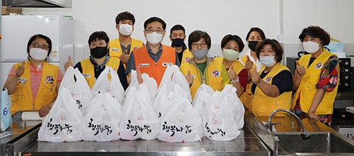 동두천시 생연2동 적십자, 죽과 밑반찬 만들어 취약계층에 전달