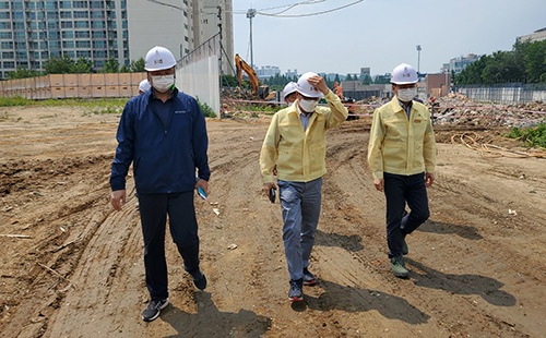 김포시, 「건축물 해체 현장 및 우기 대비」 안전 점검 실시