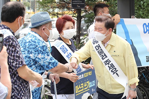 박승원 광명시장,“여름휴가 후 코로나19 선제 검사, 광복절 연휴 집에서 머무르기”당부