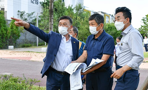 정하영 김포시장, ‘운양동 찾아가는 시장실’ 주민 소통