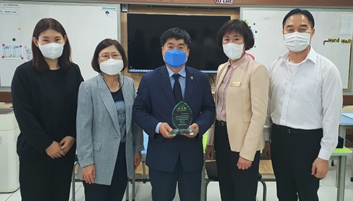 경기도의회 정대운 의원, 교육환경개선 및 학교발전 기여 공로로 감사패 수상