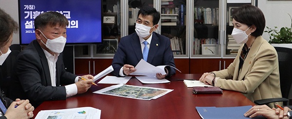 남종섭 위원장, 용인 영덕2동 중학교 설립 확정