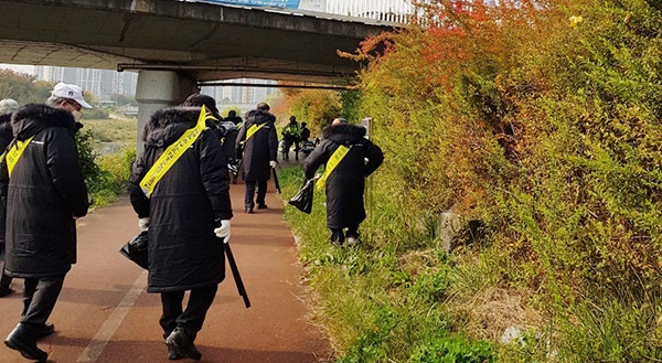 고엽제전우회 평택시지회, ‘통복천 환경미화봉사단’ 발대식