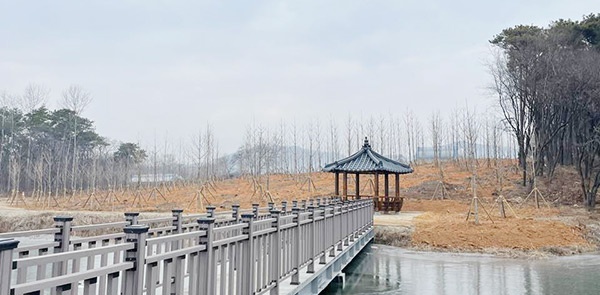 안성시, 만수저수지 수변길 및 경관숲 조성사업 완료 