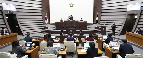 광주시의회, 2월 8일 2022년 첫 임시회 개회