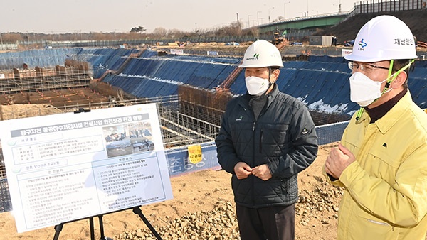 조청식 수원시 제1부시장, 건설현장 찾아 중대재해 예방 위한 긴급 안전점검 