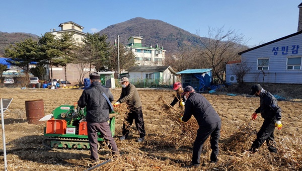 동두천시, 봄철 농업부산물 파쇄사업 추진