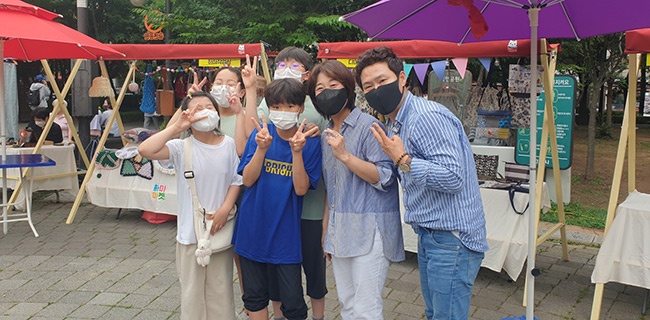 정겨운 수제품 직거래 장터,“하마마켓으로 놀러 오세요”