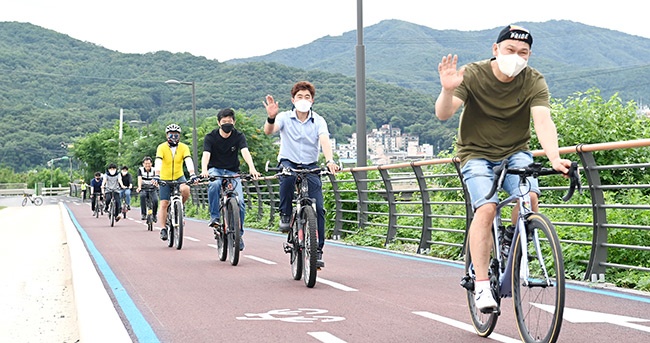 광주시, 광주역~태전지구 자전거도로 시범사업(1구간) 개통