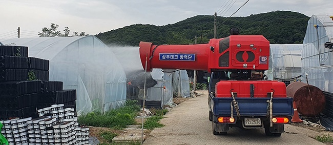 광주시, 토마토 재배단지 친환경 공동 광역방제 추진