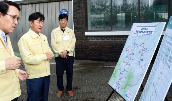 김동근 의정부시장, 수해 위험요소 현장 점검