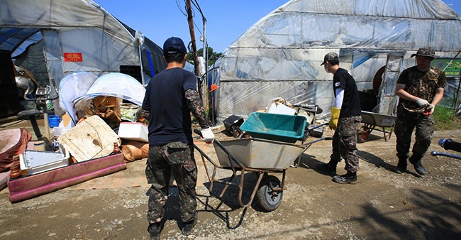 과천시, 집중호우 피해 조사 및 복구에 총력…‘호우 피해 대응 합동TF팀’ 운영