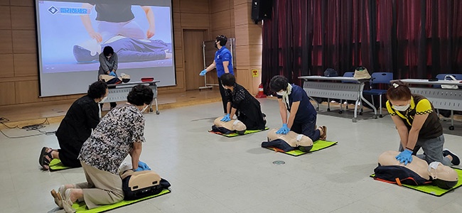 치매환자 응급상황 신속 대처“심폐소생술 교육”실시