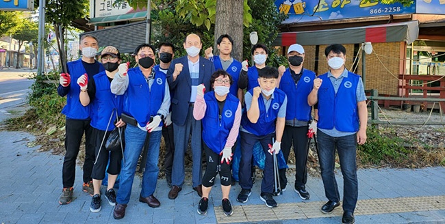 한국자유총연맹 동두천시지부 불현동 분회 주관, 거리 정화 활동 전개