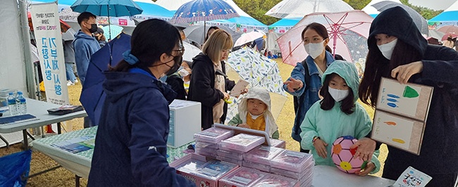 연천군자원봉사센터, 제29회 연천구석기축제 자원봉사 및 따봄장터 운영