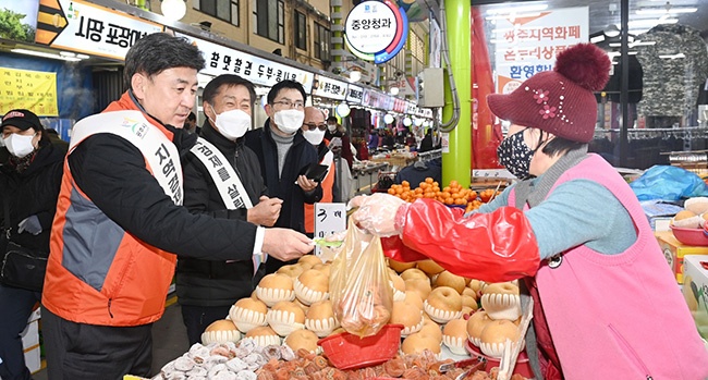 광주시, 경안전통시장 장보기 및 물가안정 캠페인 전개