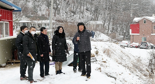 광주시의회 주임록의장, 퇴촌면 수해복구 현장 방문 중간점검