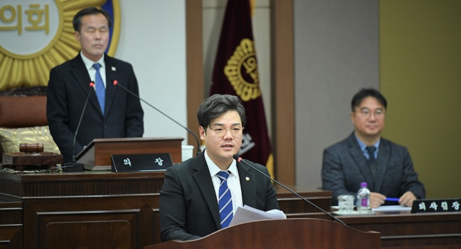 포천시의회 김현규의원, 포천시 도시재생사업 관련 5분 발언 진행