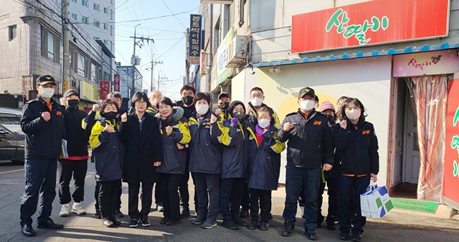 통복동, 유흥업소 대상 민‧관 합동 화재 예방 홍보실시