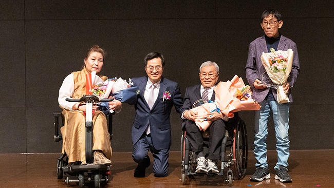 김동연 “장애인을 위해 경제적 자유, 사회 참여·돌봄 등 ‘기회의 경기’가 함께하겠다”