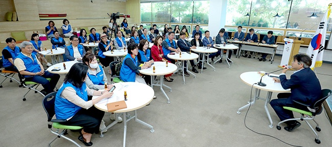 고양특례시, 한국자유총연맹 고양시지회·바르게살기운동 고양시협의회와 소통간담회 개최